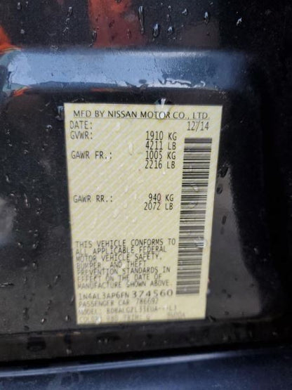Brake Master Cylinder Vehicle Dynamic Control Fits 13-18 ALTIMA 1037676