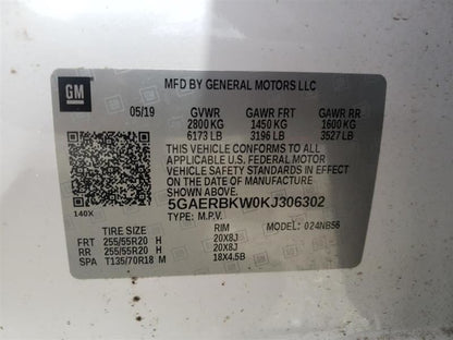 Speedometer MPH Opt Udd 4.2" Multi-color Display Fits 18-19 ENCLAVE 714616