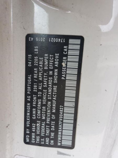 Fuel Pump Assembly In Tank 1.4L VIN B 5th Digit Fits 08-18 JETTA 1060536