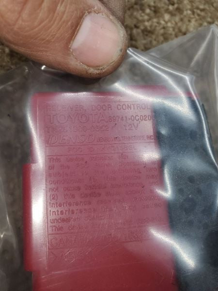 DOOR CONTROL MODULE Chassis ECM 911848