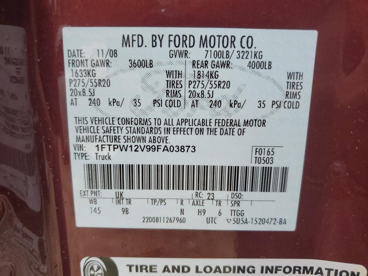 Driver Left Upper Control Arm Front Fits 07-14 EXPEDITION 1107048