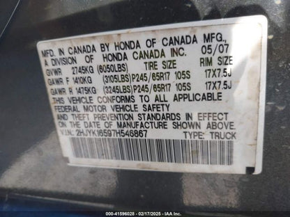 Driver Front Door Switch Driver's Window Master Fits 06-14 RIDGELINE 1114018