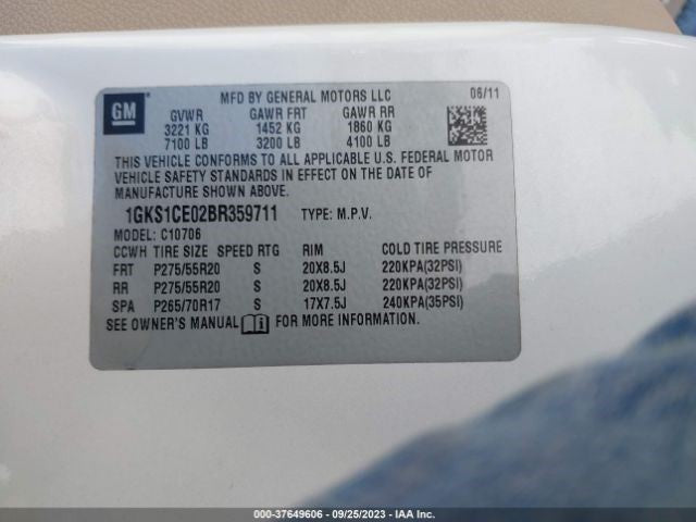 Corner/Park Light Fog-driving Bumper Mounted Fits 07-14 SUBURBAN 1500 1041921