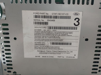 Audio Equipment Radio Receiver AM-FM-CD-MP3 Single Disc Fits 12 EDGE 1131044