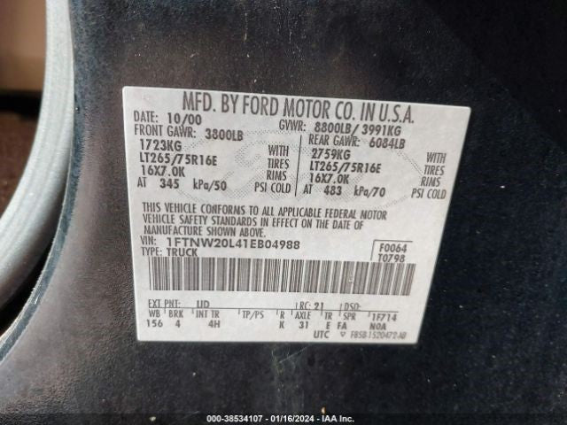 Power Brake Booster Vacuum Booster Fits 00-05 EXCURSION 1017568
