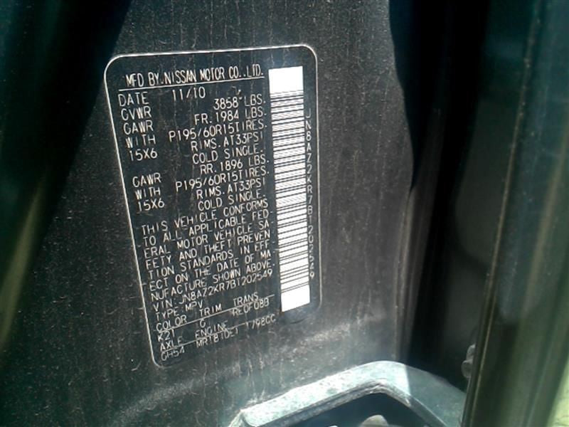 Anti-Lock Brake Part Pump CVT Fits 11-14 CUBE 201987