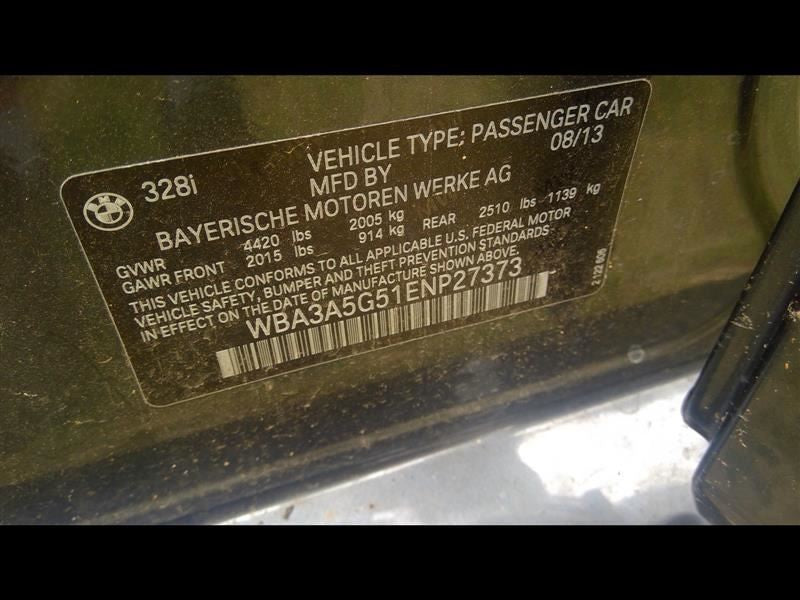 Speedometer Sedan MPH Base Fits 12-16 BMW 328i 422946