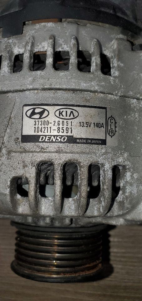 Alternator 140 Amp Fits 17-22 SPORTAGE 1107672