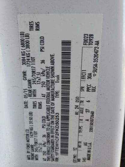 Driver Front Door Switch Driver's Window Fits 15-20 FORD F150 PICKUP 1032688