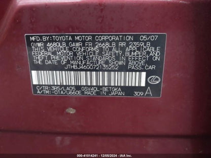 Automatic Transmission Floor Shift Fits 08-12 AVALON 1100646