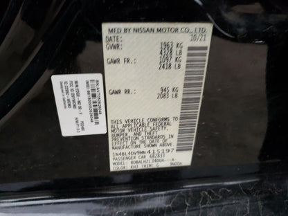 Automatic Transmission 2.5L FWD Fits 19-23 ALTIMA 1121739