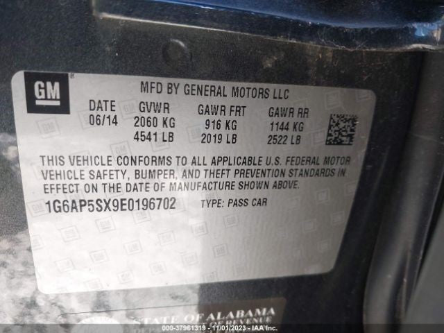Brake Master Cylinder Fits 13-14 ATS 969040