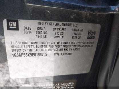 Brake Master Cylinder Fits 13-14 ATS 969040