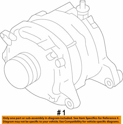 Alternator Fits 17-18 FORESTER 672453