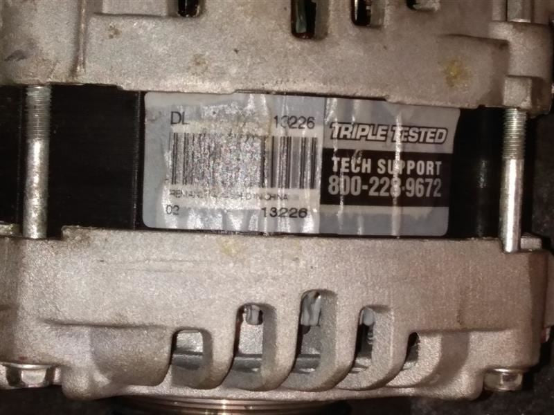 OUTLAN SP 2018 Alternator 725603