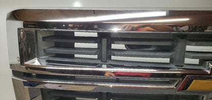 Grille Chrome Surround Black Bars Fits 14-15 SILVERADO 1500 PICKUP 1130675