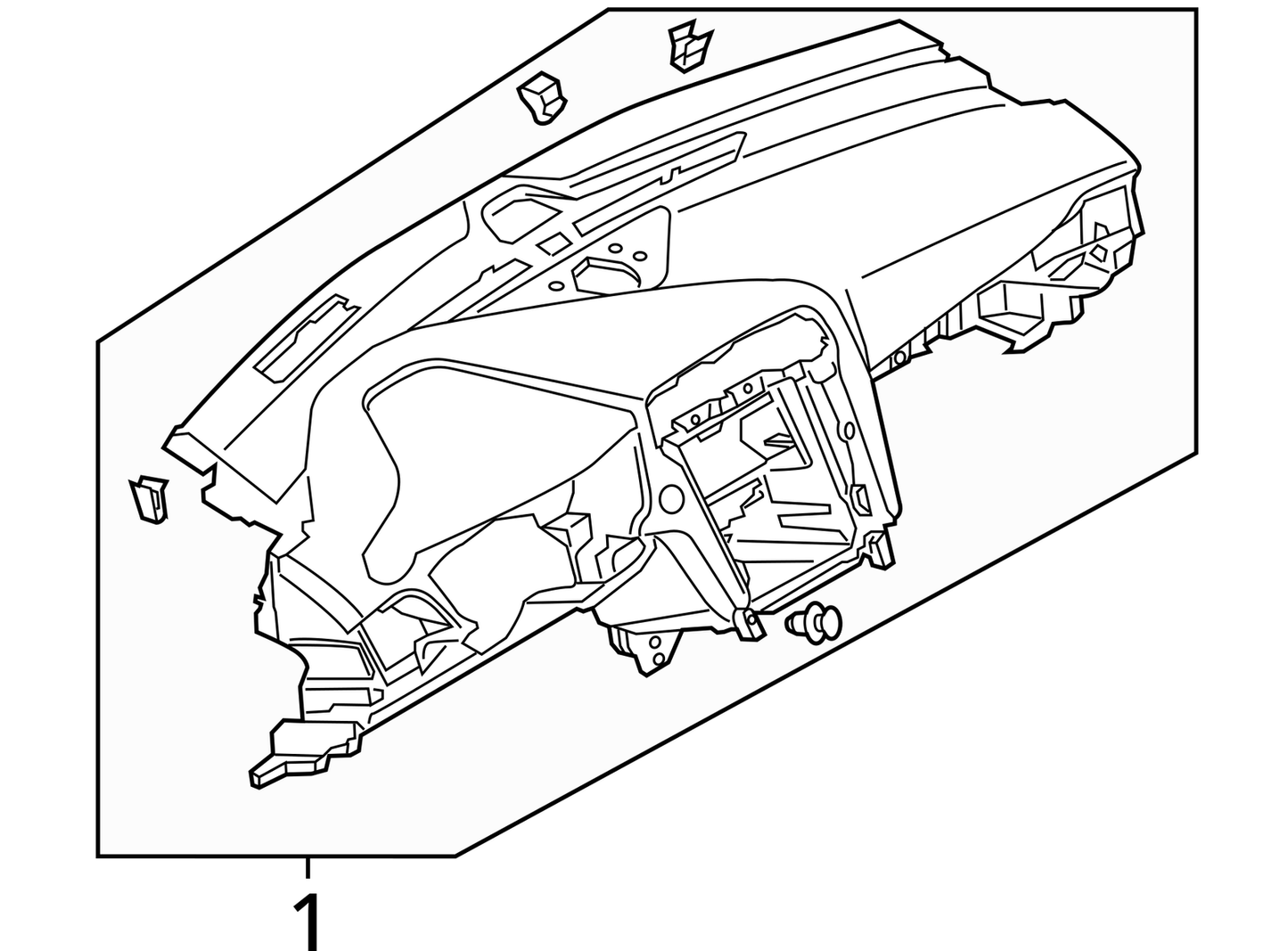 Dash Panel Conventional Ignition Fits 13-16 FUSION 1073589
