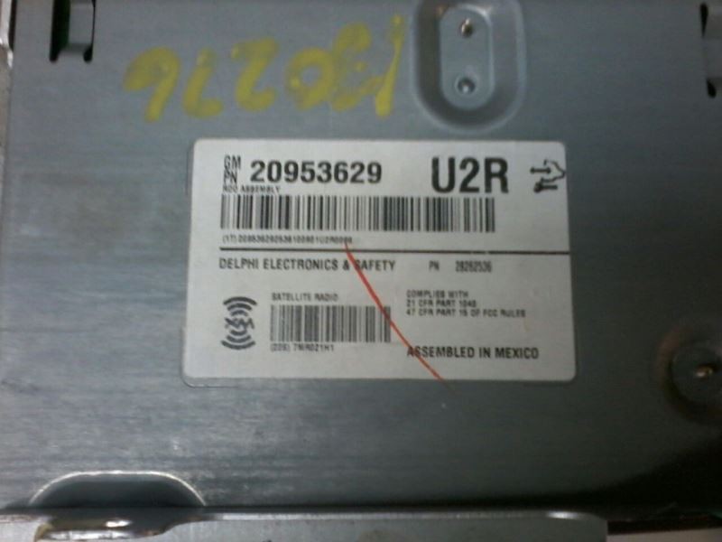 Audio Equipment Radio Receiver Am-fm-cd Changer Opt U2R Fits 09-14 CTS 333849