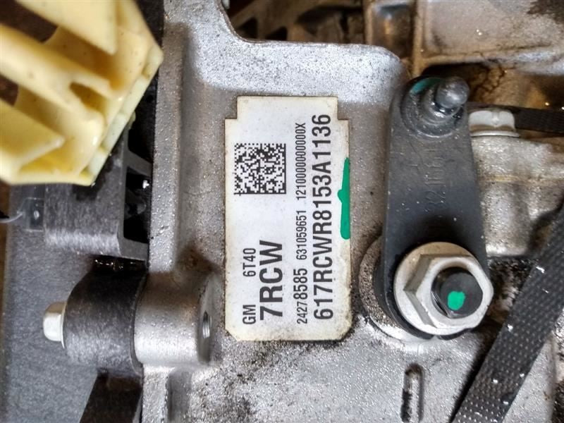 Automatic Transmission 1.4L FWD Fits 17-20 TRAX 754255