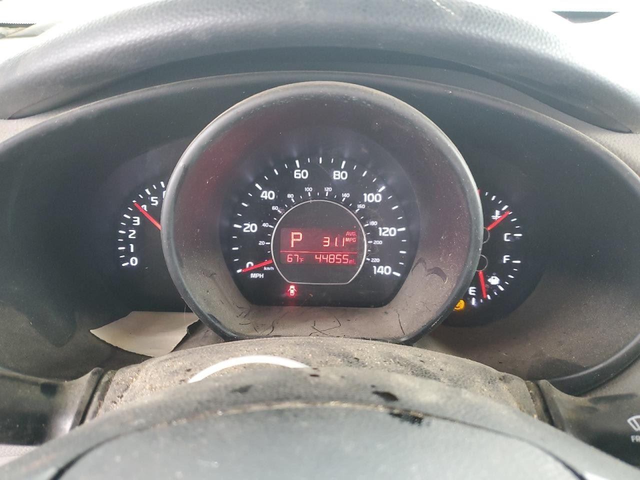 Driver Sun Visor Model Illuminated Without Sunroof Fits 14-19 SOUL 1124954