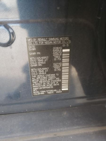 Blower Motor VIN 5 1st Digit Usa Built Thru 01/31/18 Fits 14-18 ROGUE 1031131