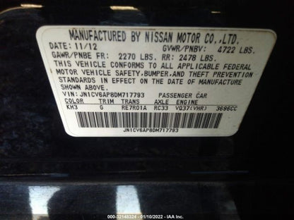 (CARRIER ONLY)  Carrier Convertible Rear Automatic Transmission Fits 11-13 INFIN