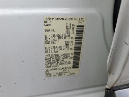 Driver Left Cylinder Head Fits 15-23 MURANO 1121112