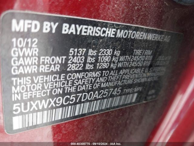 Brake Master Cylinder Thru 07/31/15 Fits 11-16 BMW X3 1080395