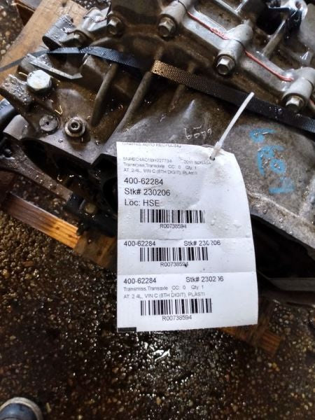Automatic Transmission 2.4L VIN C 8th Digit Fits 11-13 SONATA 738594