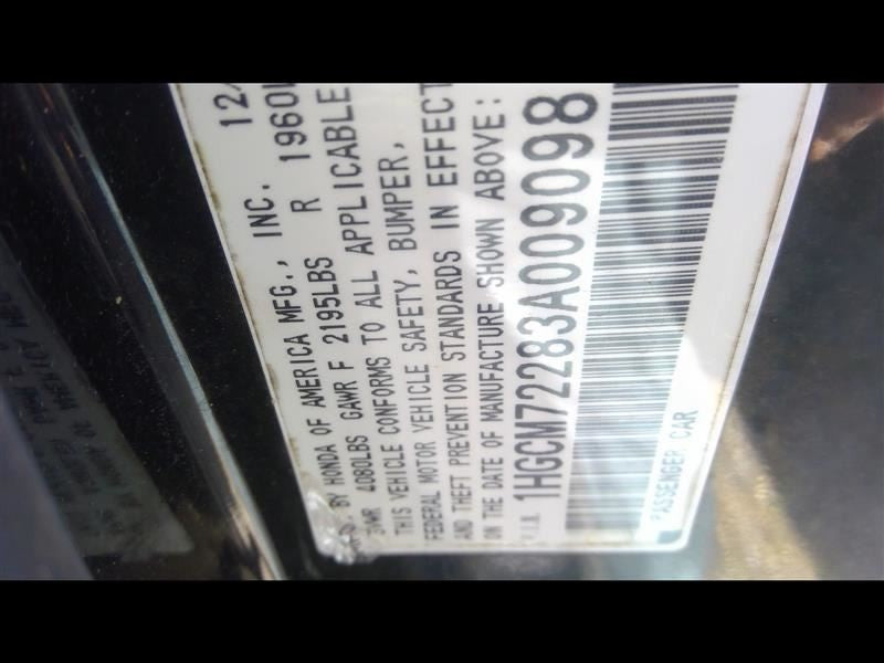 Passenger Rear Suspension 2.4L Drum Brakes Fits 03-07 ACCORD 1018619