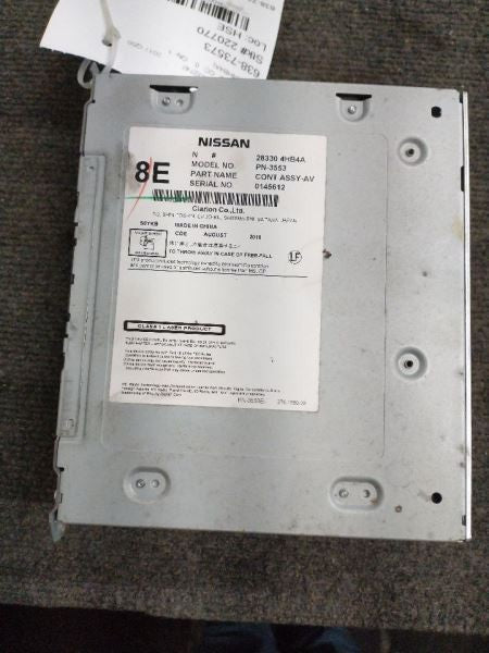 Audio Equipment Radio Am-fm-cd-receiver Console Fits 17-19 INFINITI Q60 717060