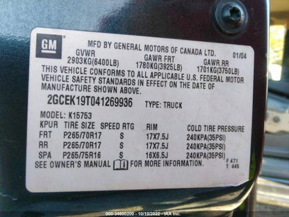 Power Steering Pump Classic Style Crew Cab Fits 03-07 SIERRA 1500 PICKUP 710893