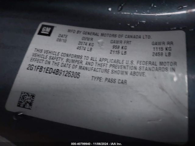Alternator ID 13501720 Fits 10-12 CAMARO 1093969