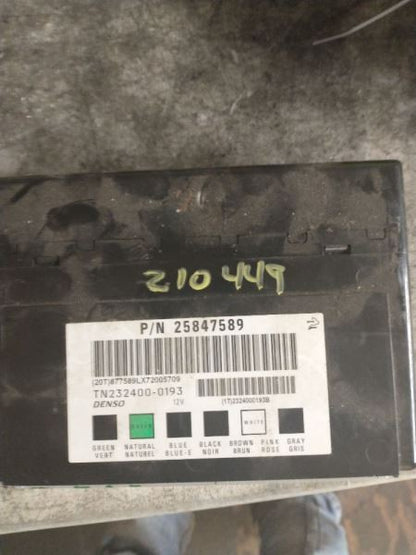 Chassis ECM Body Control BCM Behind Radio XL-7 Fits 07-08 VITARA 593762
