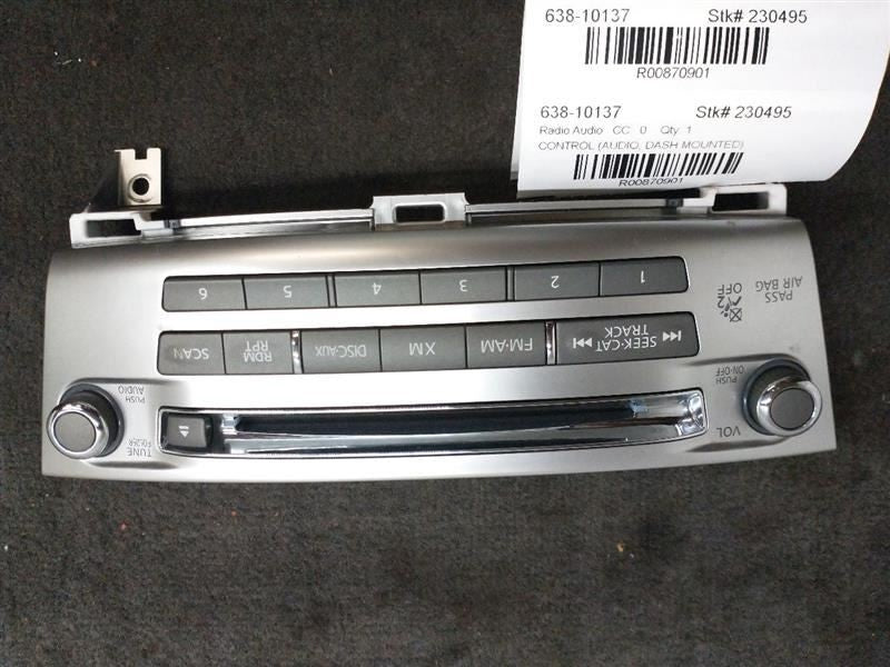 Audio Equipment Radio Control Audio Fits 14-16 INFINITI QX60 870901